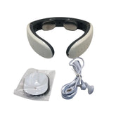Neck and shoulder massager with packaging and cable